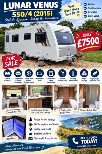 Birth venus 550 - 4, caravan