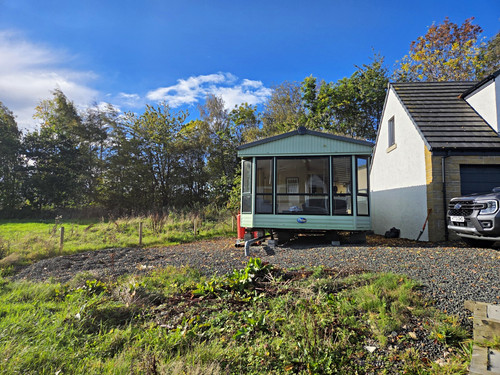 Static caravan off site - caravan, atlas