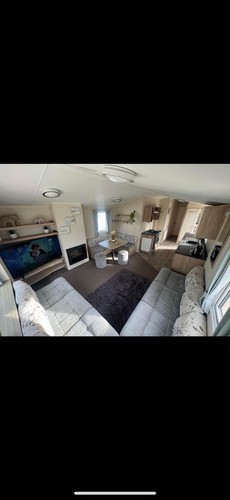 Static caravan sited at - caravan,